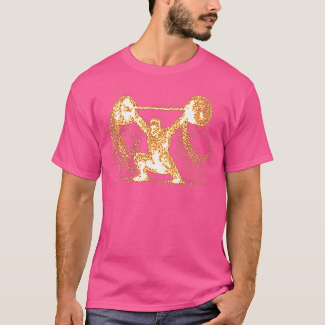 Snatch Weight Lifting Weightlifting T-Shirt (Front)