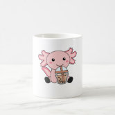 Cute Axolotl Loves Boba Tea - Cute Axolotl - Mug