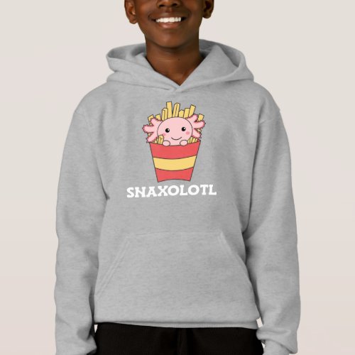 Snaxolotl Axolotl Lover Cute Animals Fries T_Shirt Hoodie