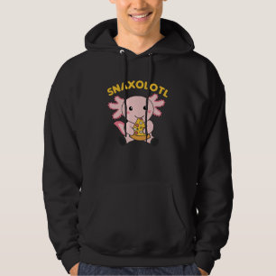 Snaxolotl Axolotl Lover Cute Animals Pizza Hoodie
