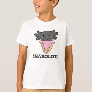 Snaxolotl Axolotl Strawberry Ice Lovers Sweet T-Shirt