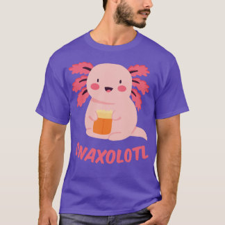 Snaxolotl Kawaii Foodie Axolotl III T-Shirt