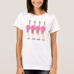 Snazzy Flamingo T-shirt at Zazzle