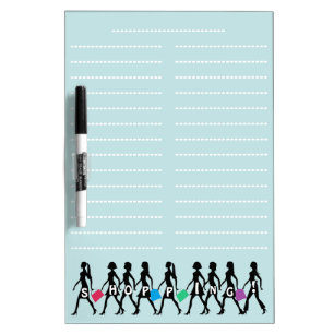 Snazzy Shopping List Dry-Erase Board