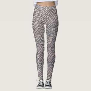Snazzy snake skin leggings
