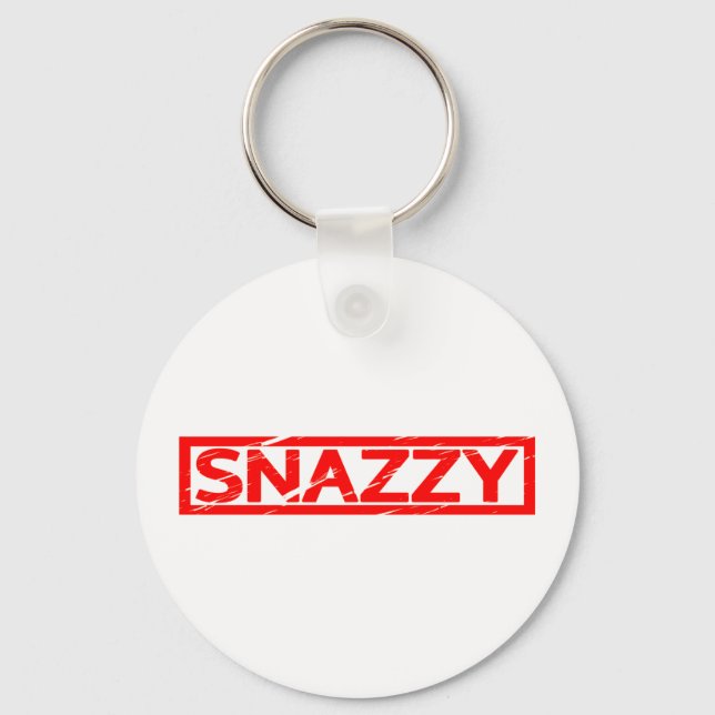 Snazzy Stamp Keychain (Front)