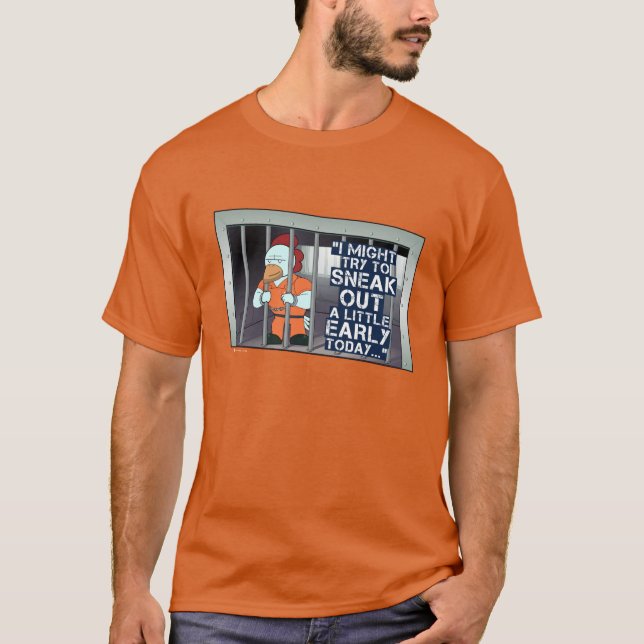 Sneak Out Early - Chimney Chickens Men's Tee (Front)