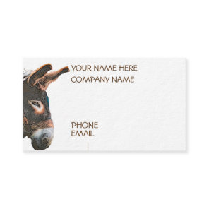 Sneak Peek - Donkey Business Card