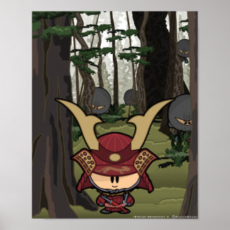 Sneak up on the Samurai Poster