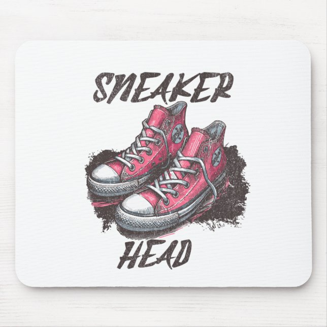 Sneaker head mouse pad (Front)