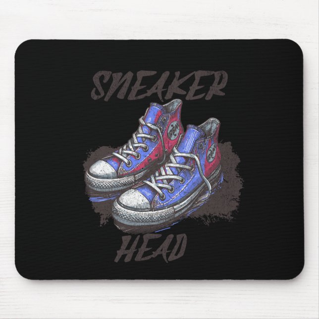 Sneaker head mouse pad (Front)