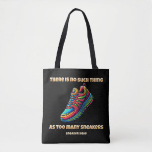 Sneaker Head Tote Bag