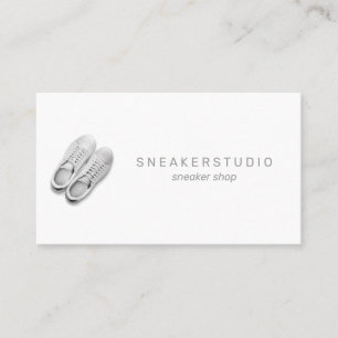 Sneaker Shoes Sport Gray Business Card