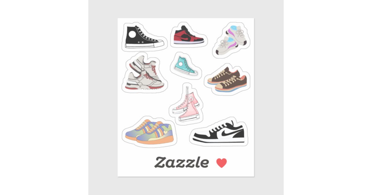 Sneaker/Trainer Stickers Zazzle