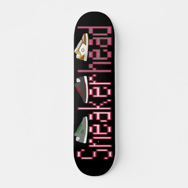 Sneakerhead Skateboard Deck (Front)