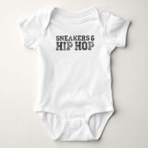 Sneakerhead Slogan Print Baby Bodysuit