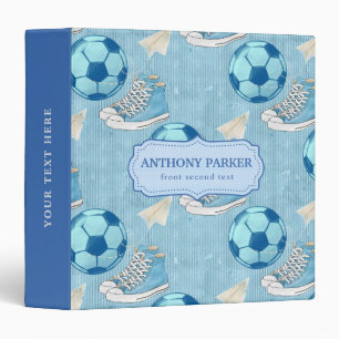Sneakers and Football Back to School 3 Ring Binder