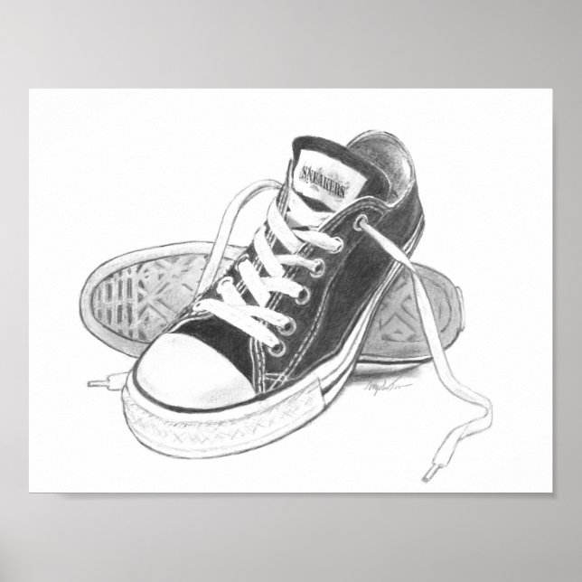 Sneakers Art Print Poster (Front)