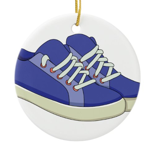 Sneakers Ceramic Ornament