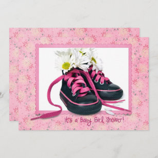 Converse baby shop shower invitations