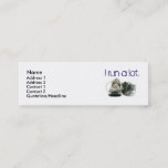 Sneakers, Name, Address 1, Address 2, Contact 1... Mini Business Card at Zazzle