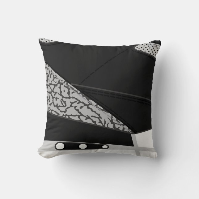Sneakers Pattern Air Jordan  Throw Pillow (Front)