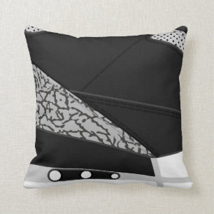 Sneakers Pattern Air Jordan Throw Pillow