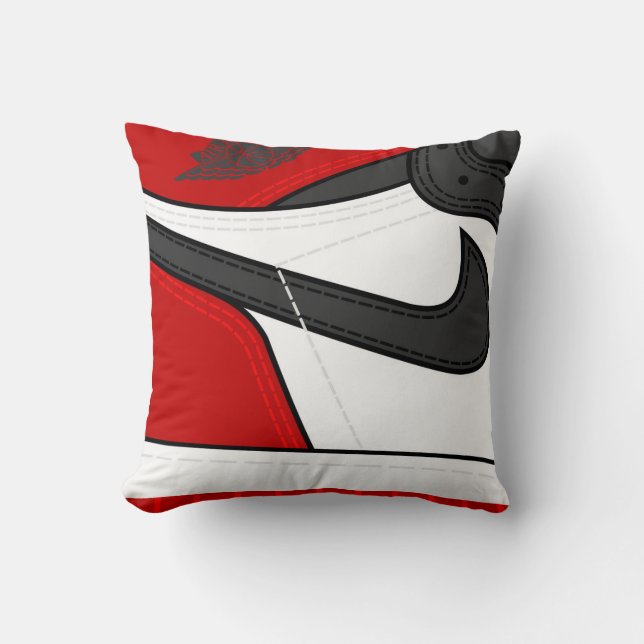 Sneakers Pattern Air jordan Throw Pillow (Front)