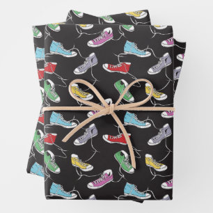 Sneakers Pattern Wrapping Paper Sheets