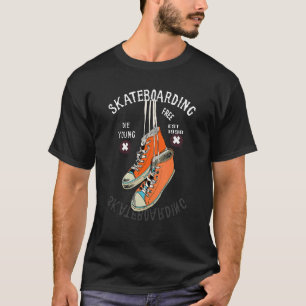 Sneakers Skating Shoes Skateboard Streetwear Hip H T-Shirt