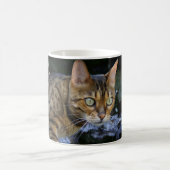 Sneaking Bengal Cat Coffee Mug (Center)