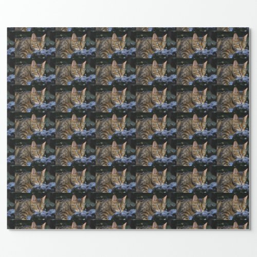 Sneaking Bengal Cat Wrapping Paper