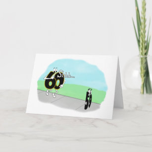 SNEAKY 60TH BIRTHDAY CARD