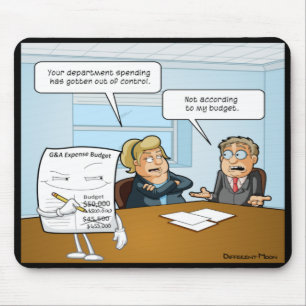 Sneaky Budget Funny Mouse Pad