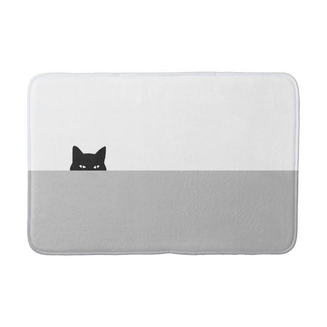 Sneaky Cat Bath Mat (Front)