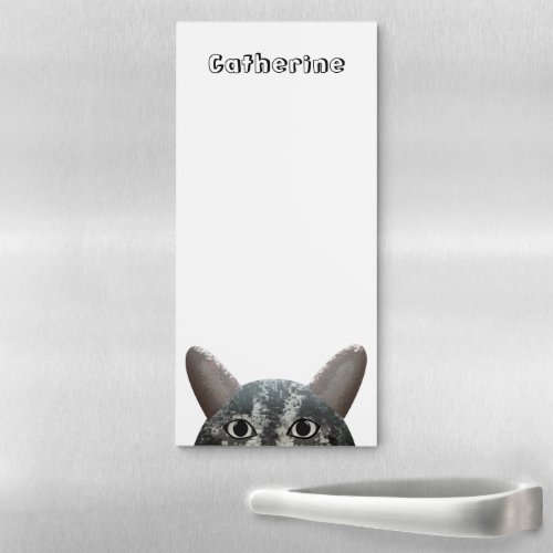 Sneaky Cat Magnetic Notepad