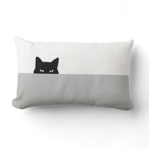 Sneaky Cat Throw Pillow