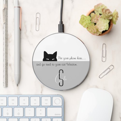 Sneaky Cat Wireless Charger