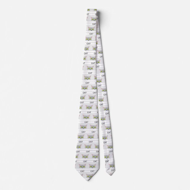 Sneaky Cats Neck Tie (Front)