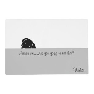 Sneaky Dog Are you Going to Eat That Placemat