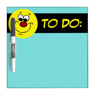 Sneaky Face Grumpey Dry Erase Board