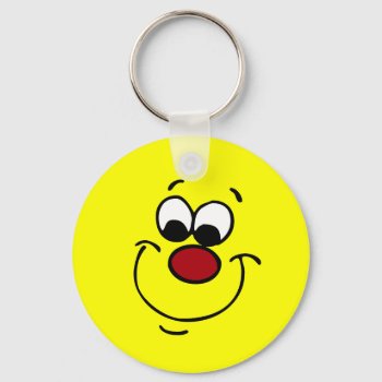 Sneaky Face Grumpey Keychain by disgruntled_genius at Zazzle