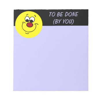 Sneaky Face Grumpey Notepad by disgruntled_genius at Zazzle