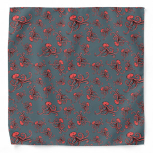Sneaky Octopus Pattern Bandana