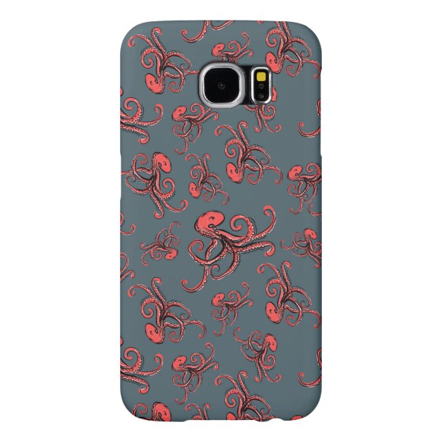 Sneaky Octopus Pattern Case-Mate Samsung Galaxy Case (Back)