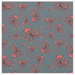 Sneaky Octopus Pattern Fabric