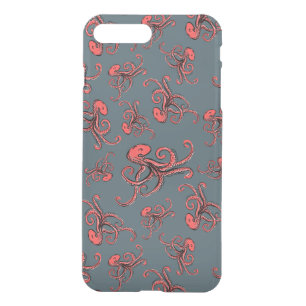 Sneaky Octopus Pattern iPhone 8 Plus/7 Plus Case