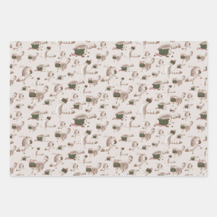 Sneaky Racoon Wrapping Paper Sheets
