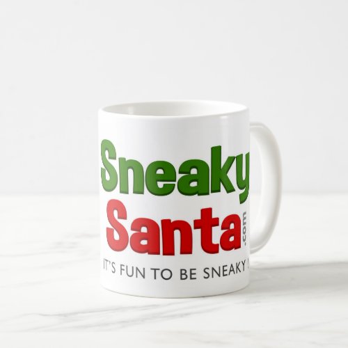 Sneaky Santa Classic Mug 11 oz Coffee Mug