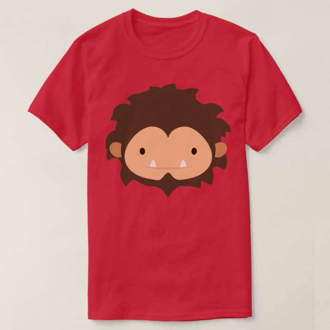 Sneaky Sasquatch Big Head 3 T-Shirt (Design Front)